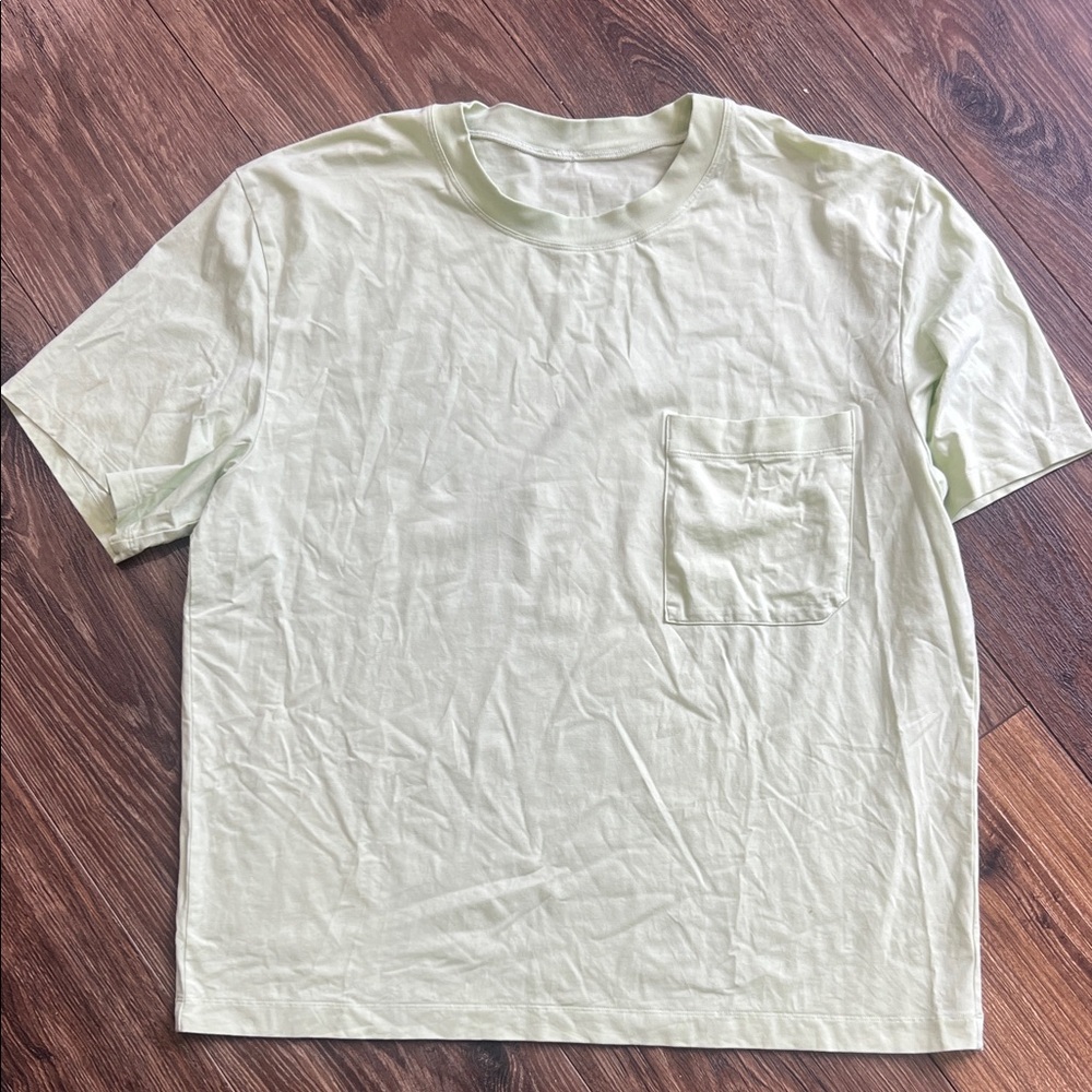 Lululemon Men's Light Green Pocket T-Shirt